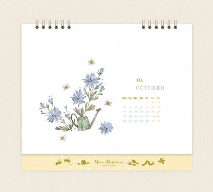 (PRE ORDER) Meow Illustration 2027 The Perfect Home Monthly Calendar