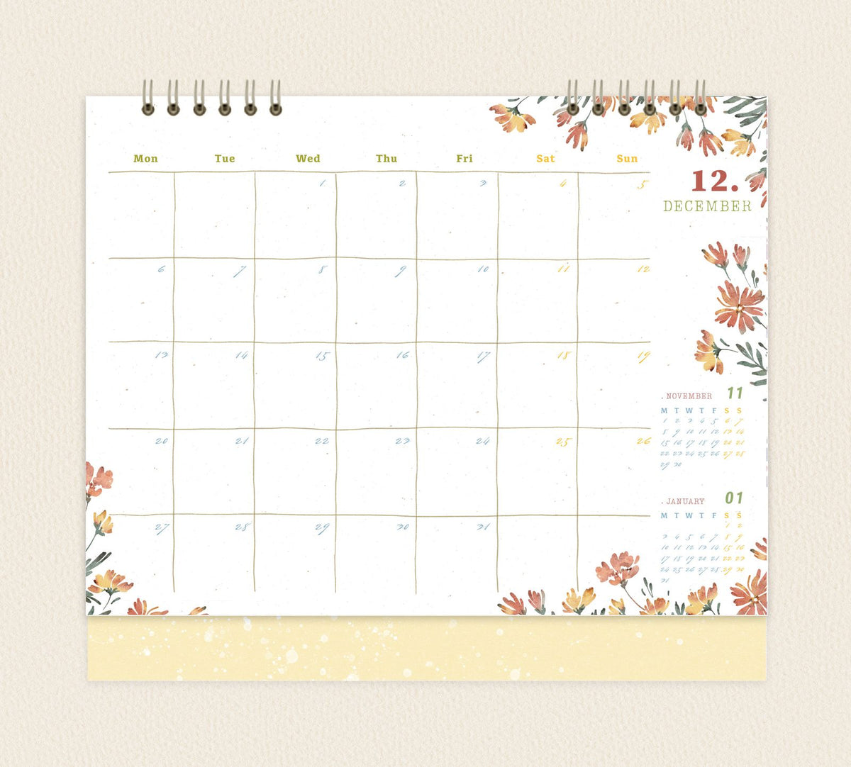 (PRE ORDER) Meow Illustration 2027 The Perfect Home Monthly Calendar