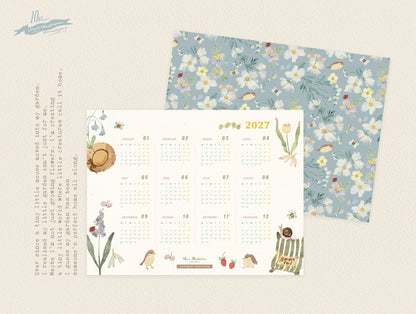 (PRE ORDER) Meow Illustration 2027 The Perfect Home Monthly Calendar