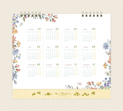 (PRE ORDER) Meow Illustration 2027 The Perfect Home Monthly Calendar