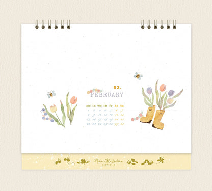 (PRE ORDER) Meow Illustration 2027 The Perfect Home Monthly Calendar