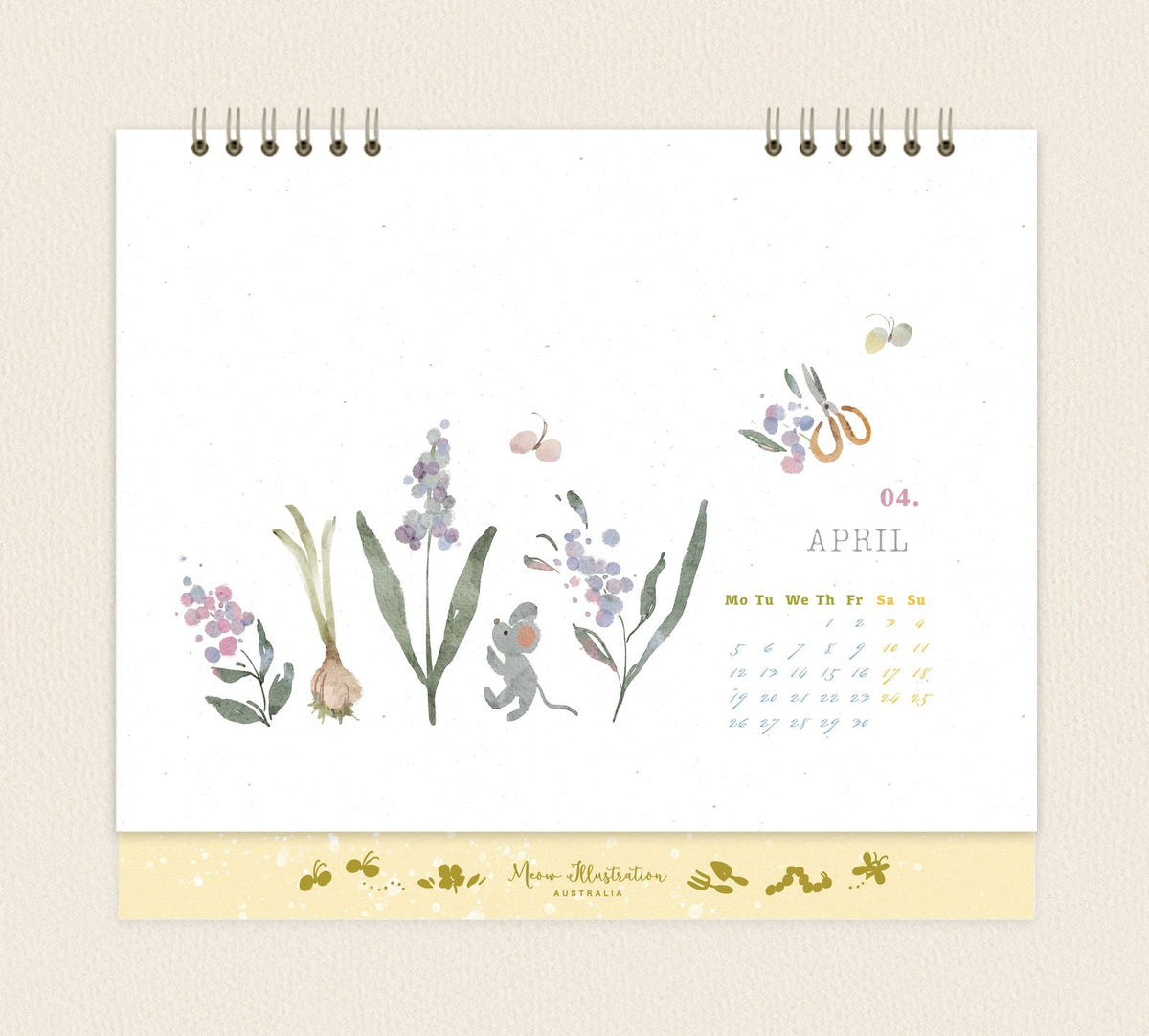 (PRE ORDER) Meow Illustration 2027 The Perfect Home Monthly Calendar