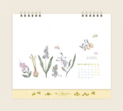 (PRE ORDER) Meow Illustration 2027 The Perfect Home Monthly Calendar
