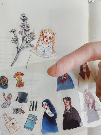 Clear Stickers | Camping life