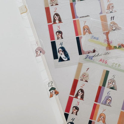 Clear Stickers | Elegant woman gallery (index)