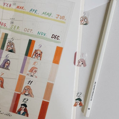 Clear Stickers | Elegant woman gallery (index)