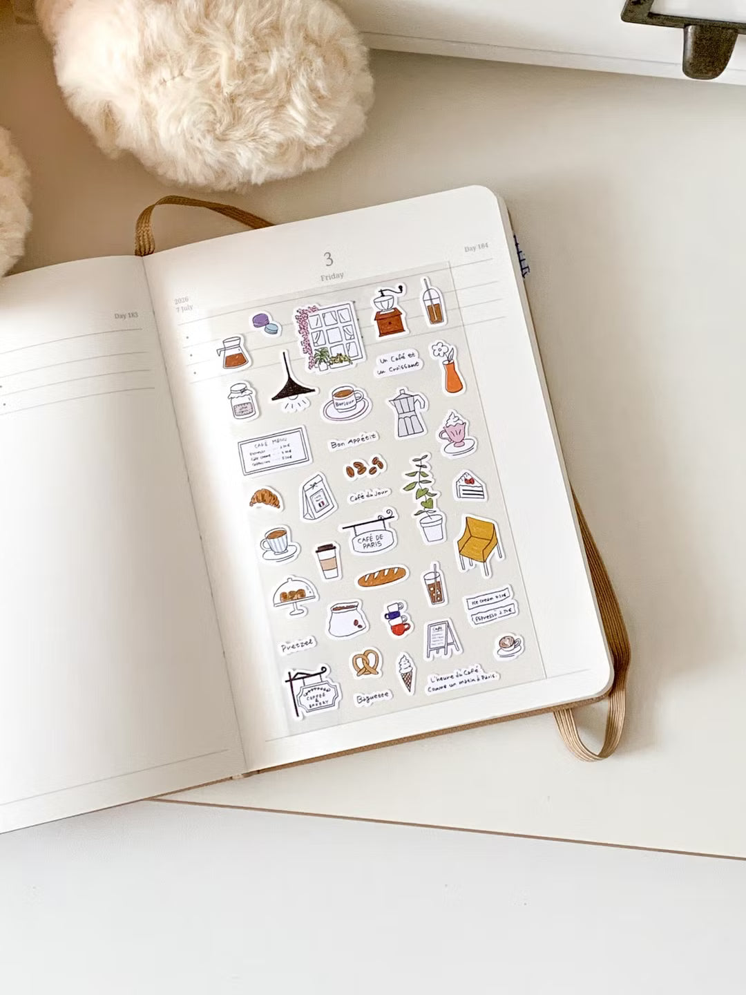 Maison de Summer Stickers | Daily Sticker - Cafe de Paris