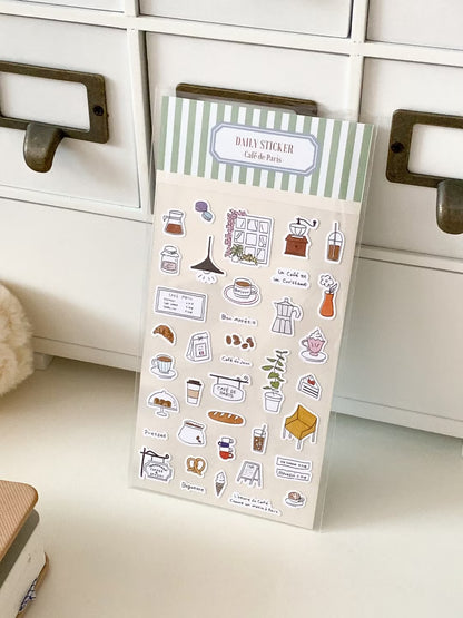 Maison de Summer Stickers | Daily Sticker - Cafe de Paris