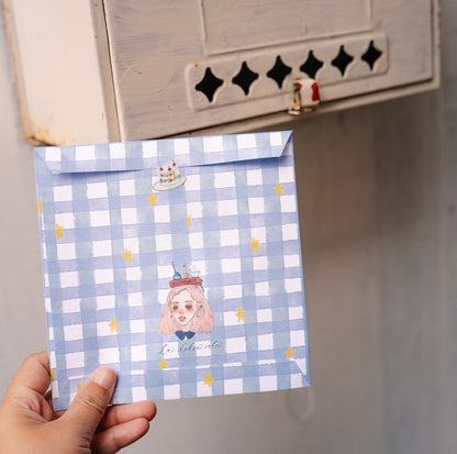 La Dolce Vita Birthday Shaped Card | Make a Wish (with envelope and sealing sticker)