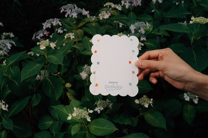 La Dolce Vita Birthday Shaped Card | Make a Wish (with envelope and sealing sticker)