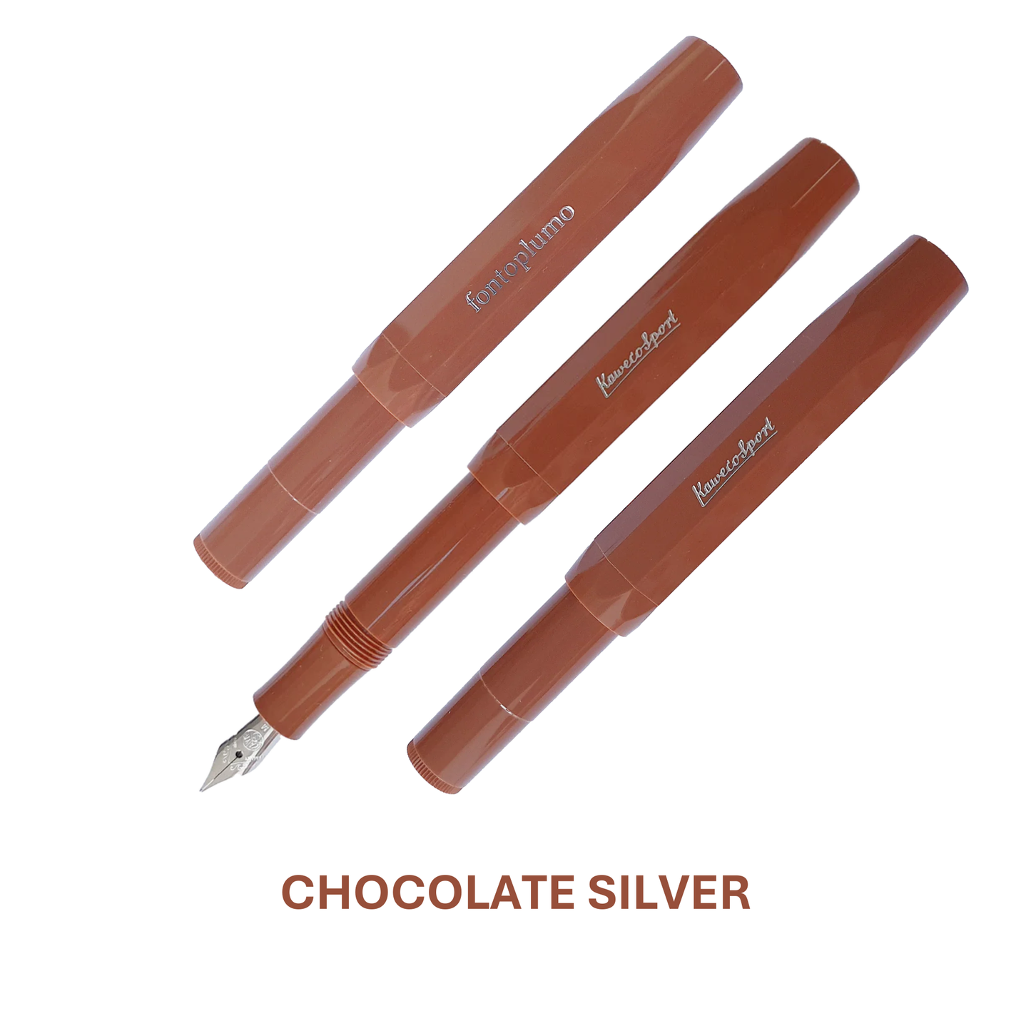 Fontoplumo Exclusive | Sport Fountain Pen Chocolate Silver/Gold (2022)