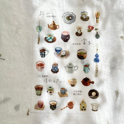 Transfer Stickers | Tea house