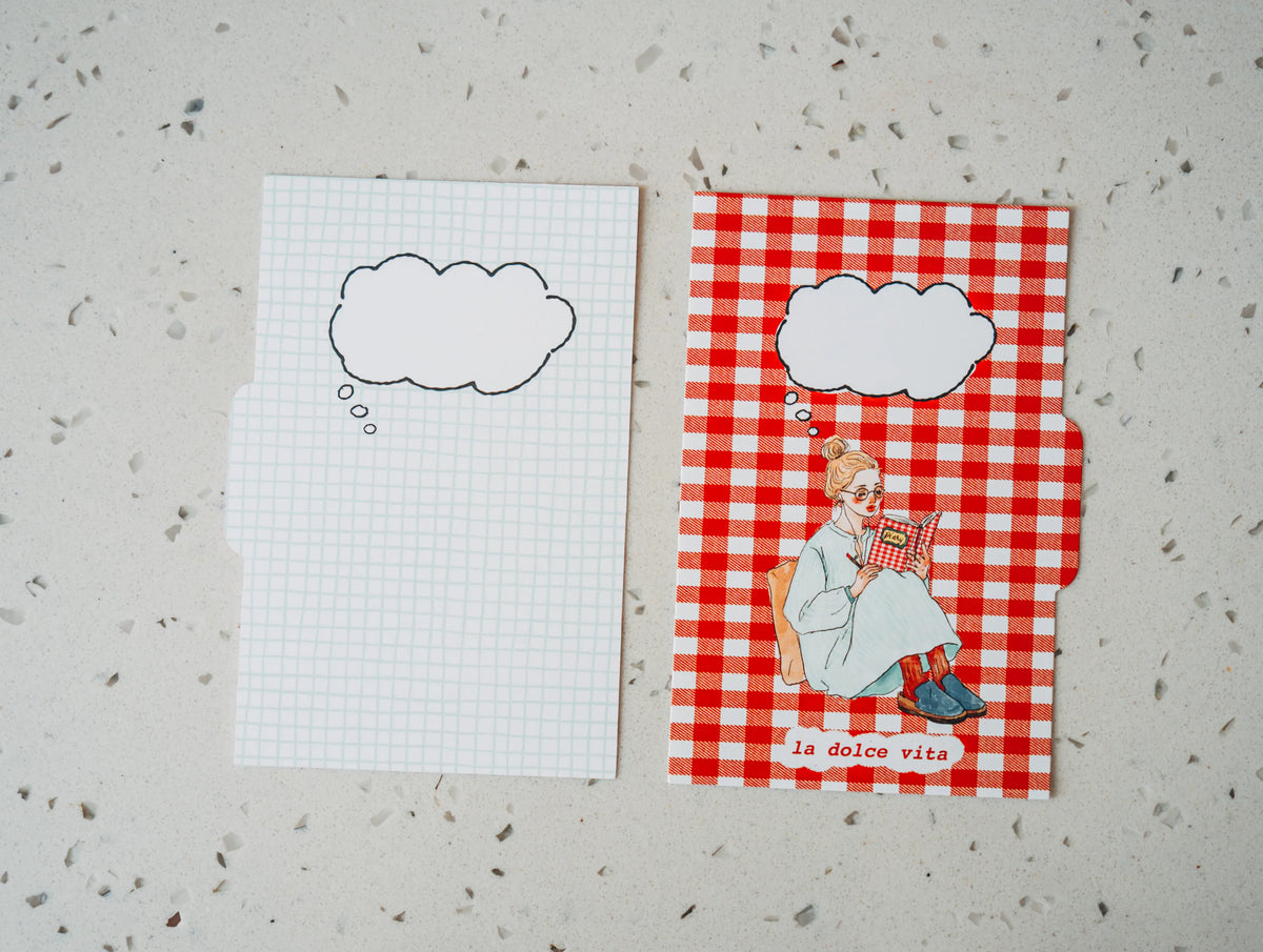 La Dolce Vita M6 Divider Card | Journal with Me