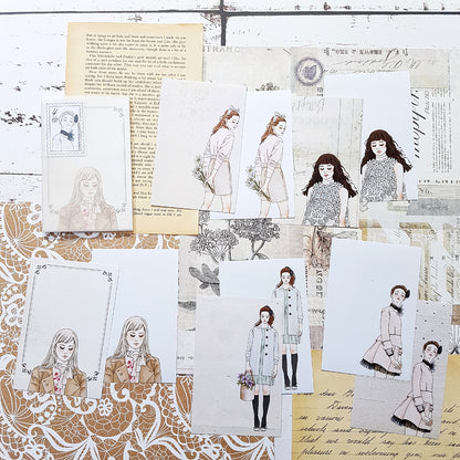 Note Paper Set | Dolls