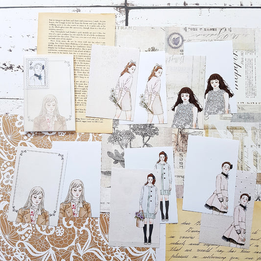Note Paper Set | Dolls