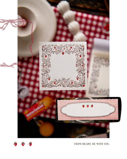 Letterpress | Strawberry Frame