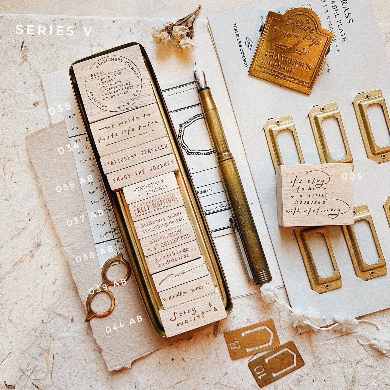 Stamps | Stationery Traveler Series 5: 035 / 036(a) / 036(b) / 037(a) / 037(b) / 038(a) / 038(b) / 039(a)