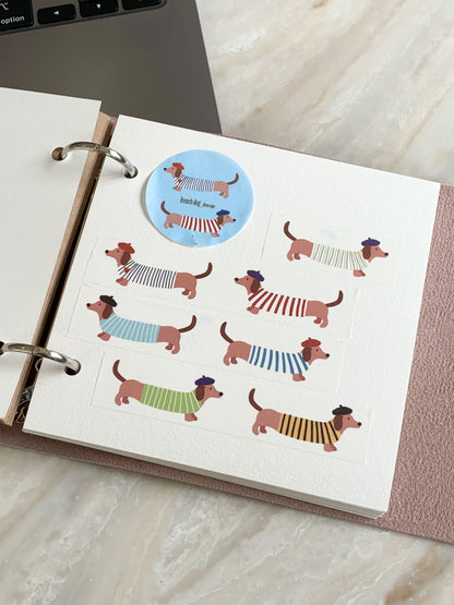 Maison de Summer Washi Deco Tape | French Dog (2cm)