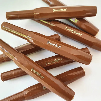 Fontoplumo Exclusive | Sport Fountain Pen Chocolate Silver/Gold (2022)