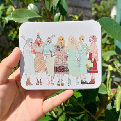 Stickers in Tin Box | Dearest