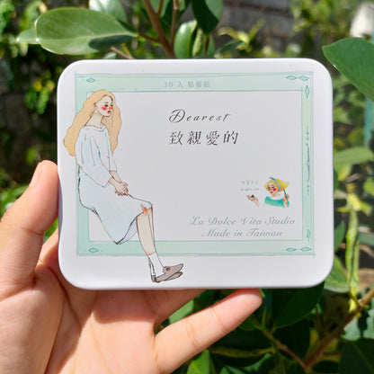 Stickers in Tin Box | Dearest