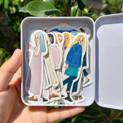 Stickers in Tin Box | Dearest