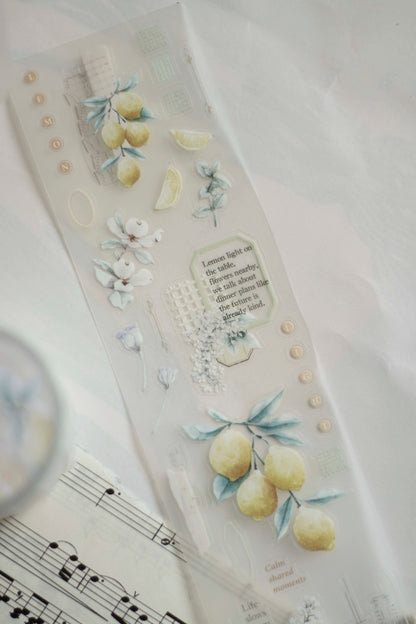 Die-cut Matte PET Tape | Journey in Golden Light (5cm)