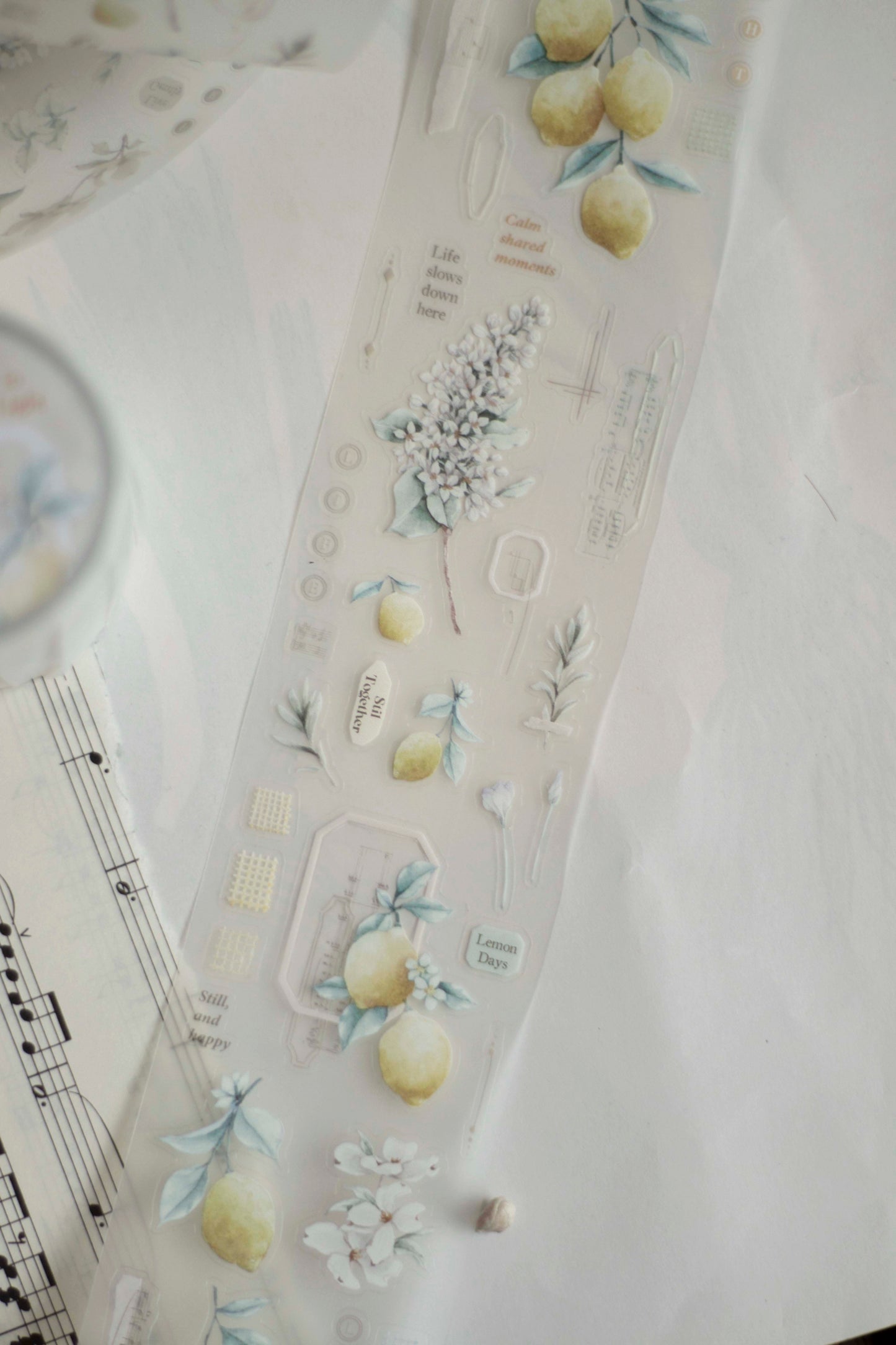 Die-cut Matte PET Tape | Journey in Golden Light (5cm)