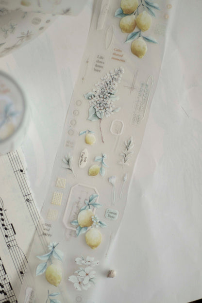 Die-cut Matte PET Tape | Journey in Golden Light (5cm)