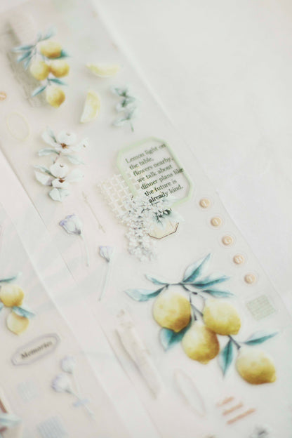 Die-cut Matte PET Tape | Journey in Golden Light (5cm)