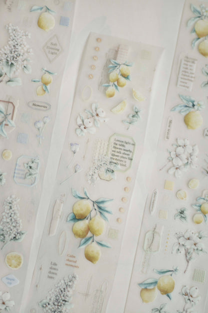 Die-cut Matte PET Tape | Journey in Golden Light (5cm)