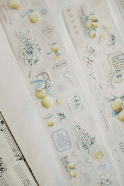 Die-cut Matte PET Tape | Journey in Golden Light (5cm)