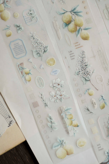 Die-cut Matte PET Tape | Journey in Golden Light (5cm)
