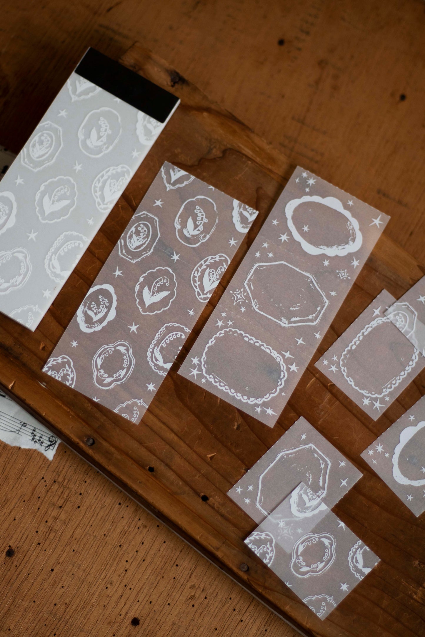 Tracing Paper Memo Pad | Lily of the Valley Collection – Flower Tray