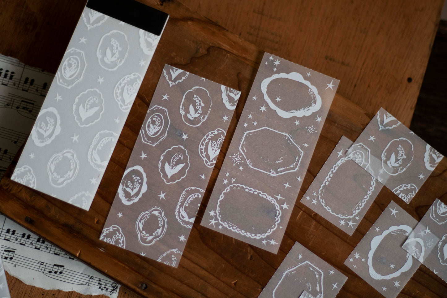 Tracing Paper Memo Pad | Lily of the Valley Collection – Flower Tray