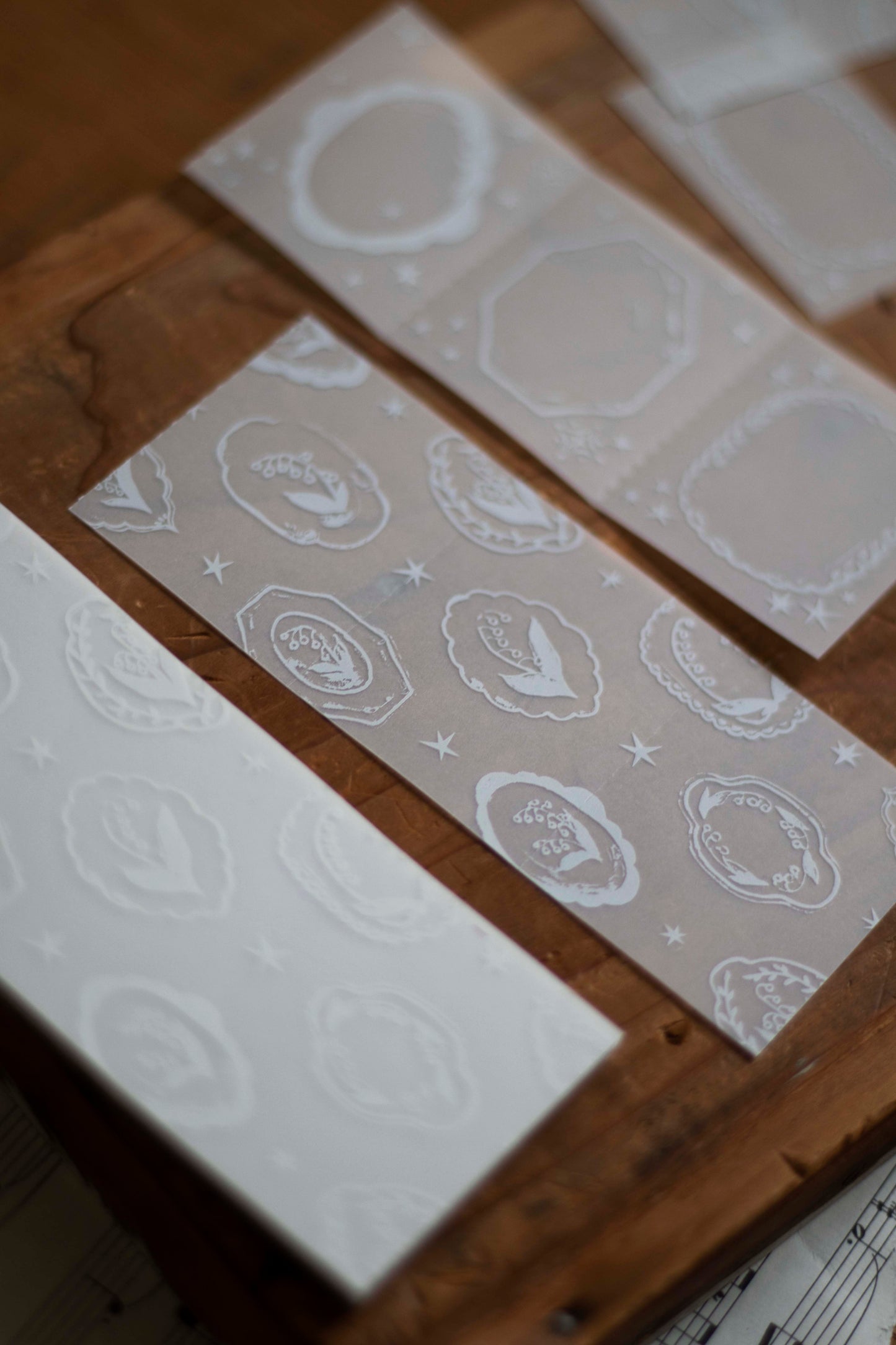 Tracing Paper Memo Pad | Lily of the Valley Collection – Flower Tray