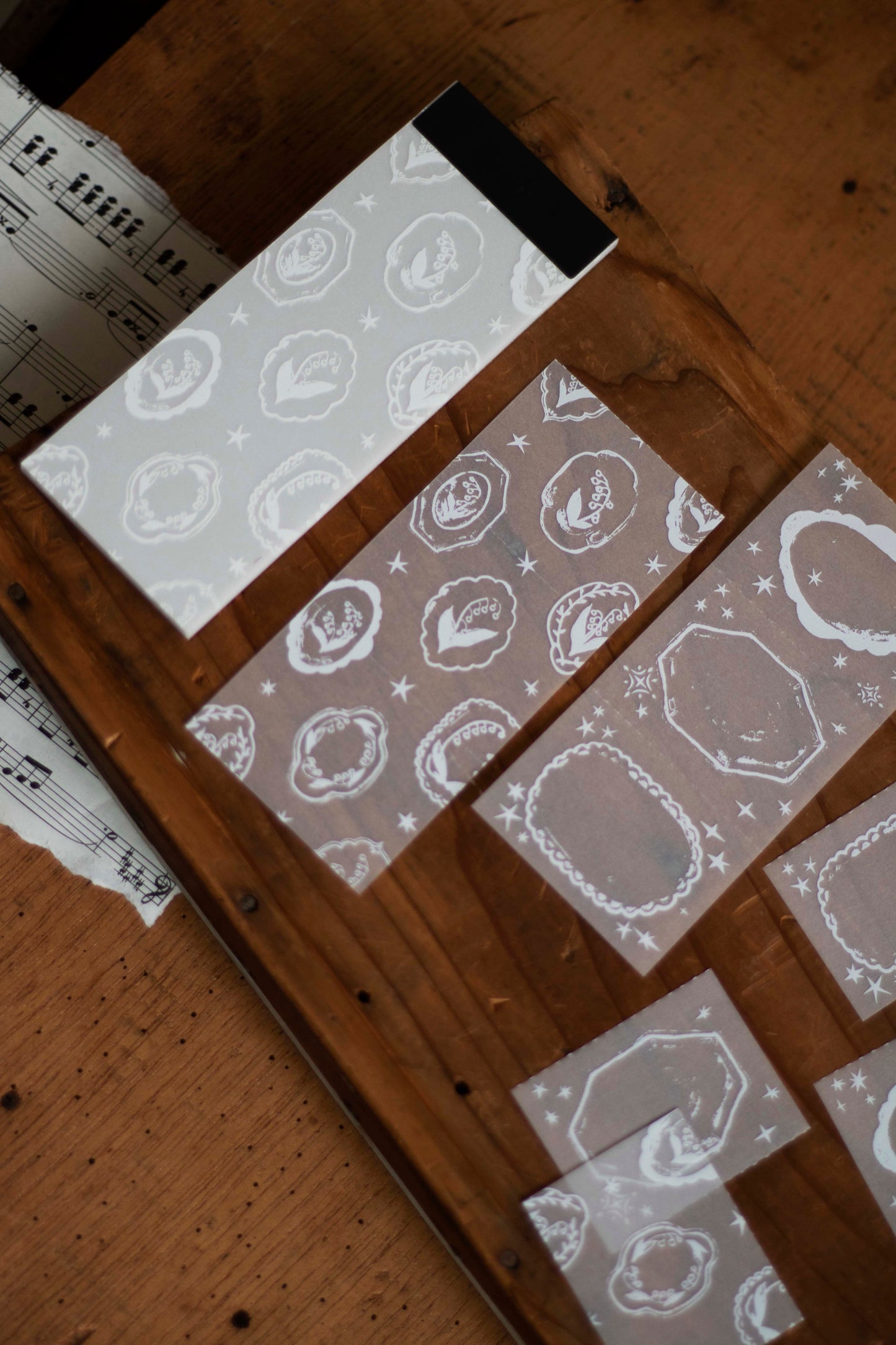 Tracing Paper Memo Pad | Lily of the Valley Collection – Flower Tray