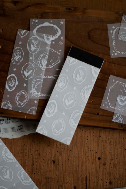 Tracing Paper Memo Pad | Lily of the Valley Collection – Flower Tray