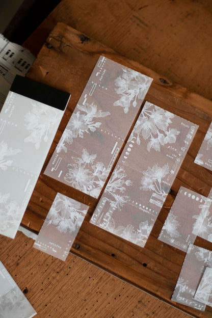 Tracing Paper Memo Pad | The Order of Bloom – Day & Night Cherry Blossoms