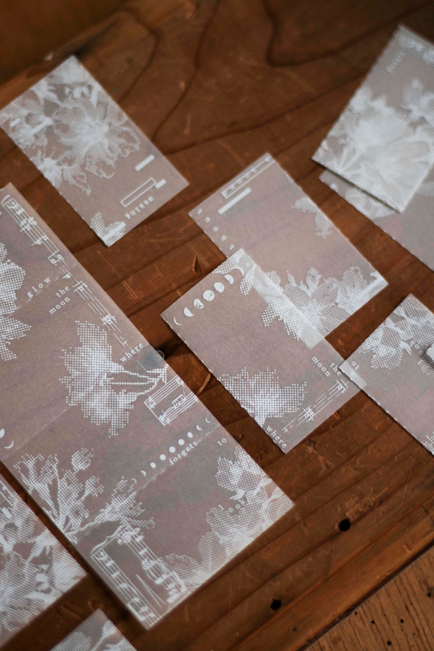 Tracing Paper Memo Pad | The Order of Bloom – Day & Night Cherry Blossoms