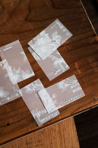 Tracing Paper Memo Pad | The Order of Bloom – Day & Night Cherry Blossoms