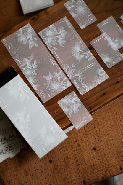 Tracing Paper Memo Pad | The Order of Bloom – Day & Night Cherry Blossoms