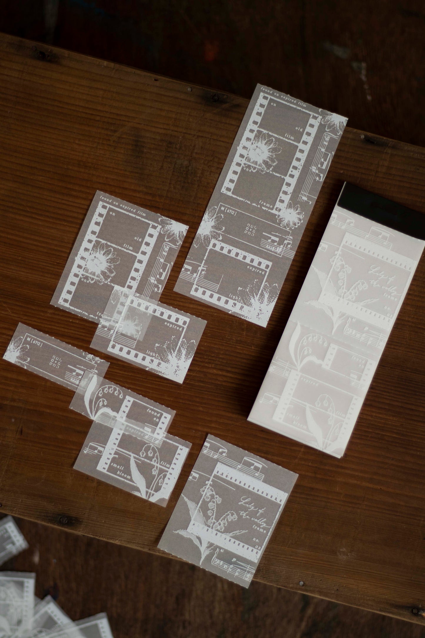 Loi Design Tracing Paper Memo Pad | Film Negative Collection
