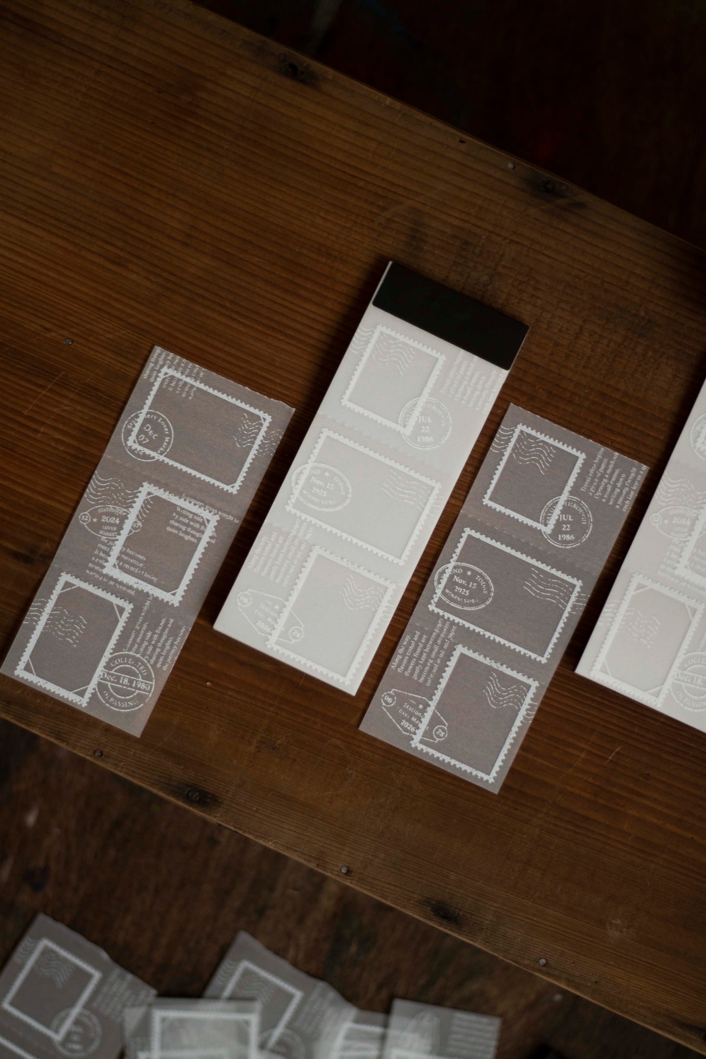 Loi Design Tracing Paper Memo Pad | Postage Stamp Collection