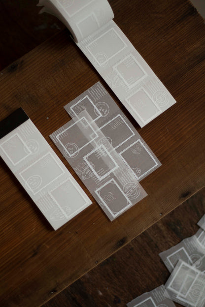 Loi Design Tracing Paper Memo Pad | Postage Stamp Collection