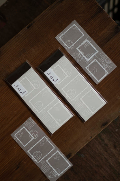 Loi Design Tracing Paper Memo Pad | Postage Stamp Collection
