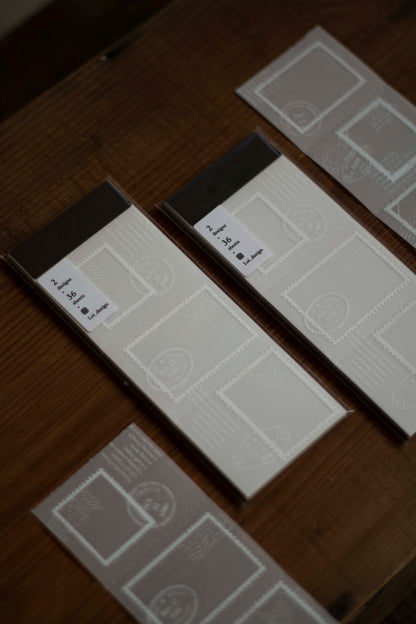 Loi Design Tracing Paper Memo Pad | Postage Stamp Collection