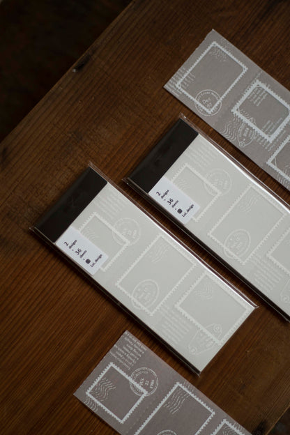 Loi Design Tracing Paper Memo Pad | Postage Stamp Collection