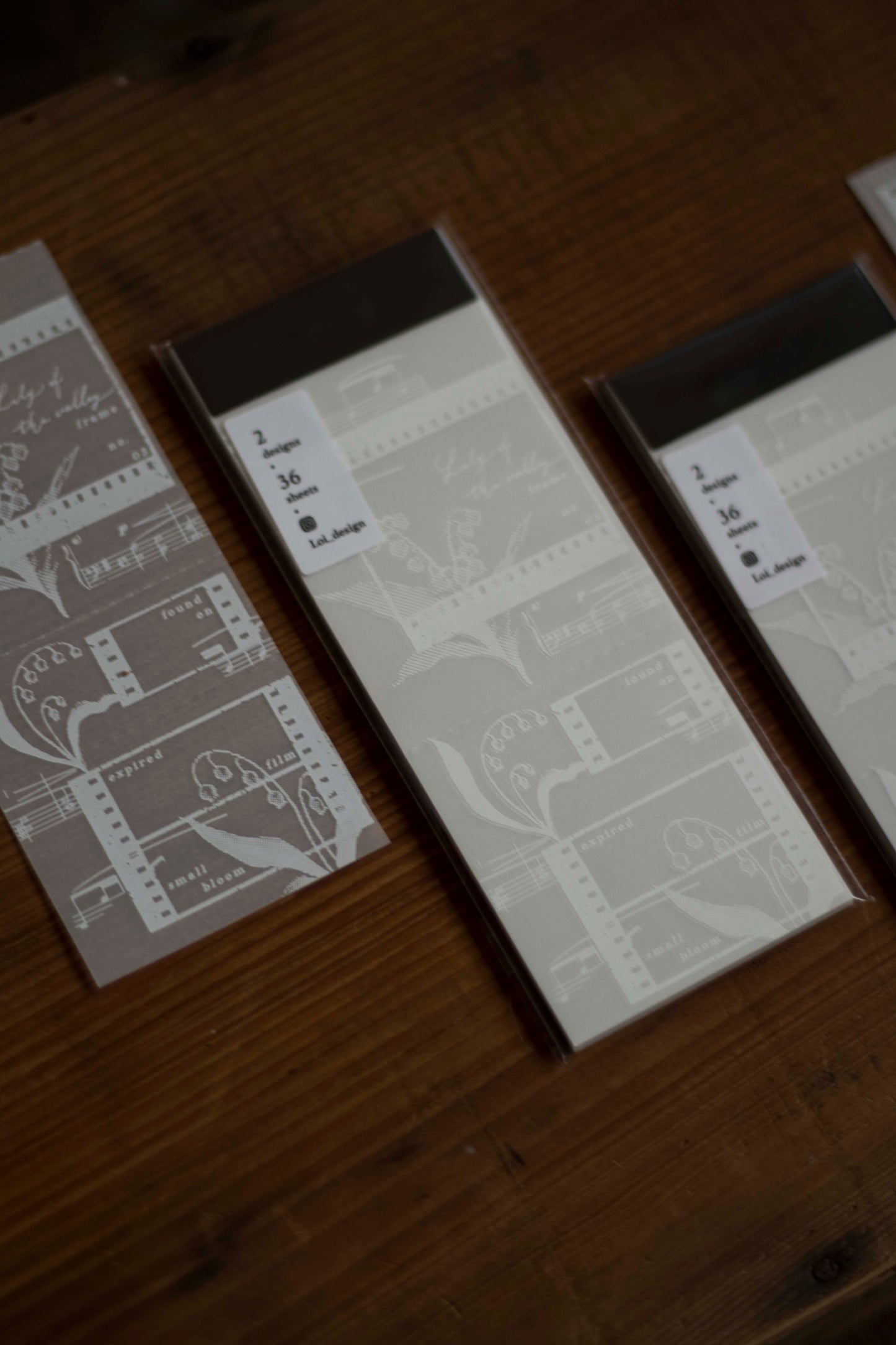 Loi Design Tracing Paper Memo Pad | Film Negative Collection