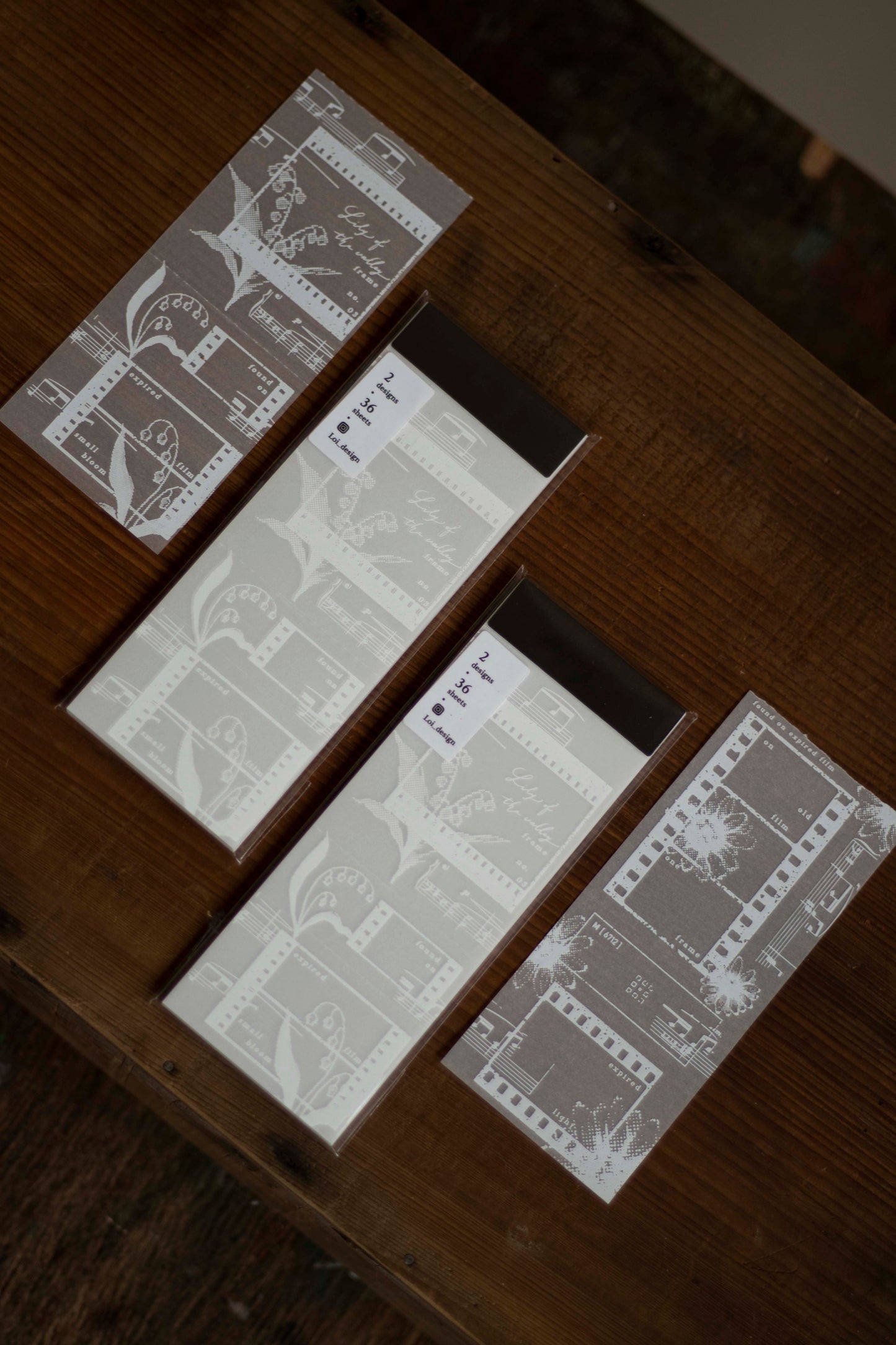 Loi Design Tracing Paper Memo Pad | Film Negative Collection